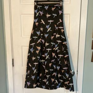 Free People strapless fitted dress